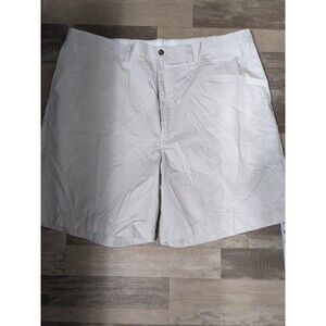 Haggar Sz 42 Shorts Light Weight  100% Cotton 8" Inseam Casual Chino Style Short